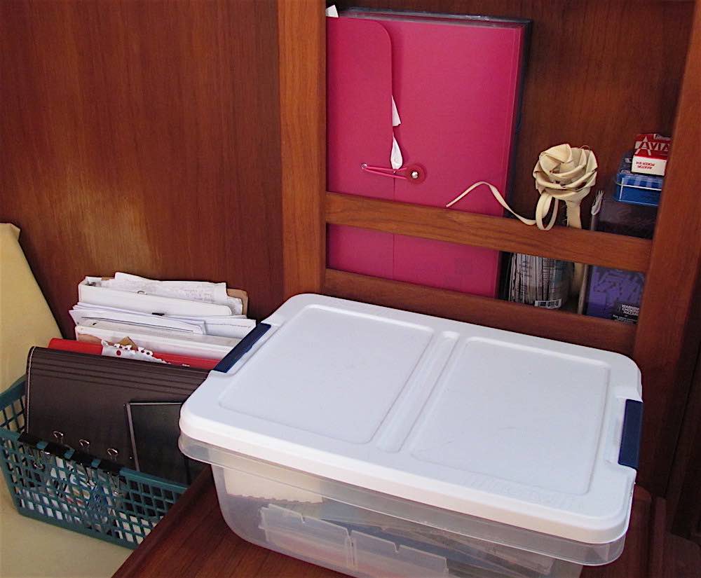boat office and paper storage how to protect vessel documentation