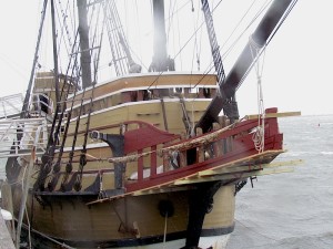 Replica of the Mayflower at Plymouth, Massachusetts