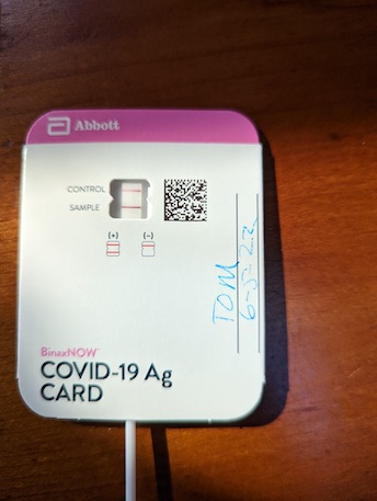 Positive Covid test