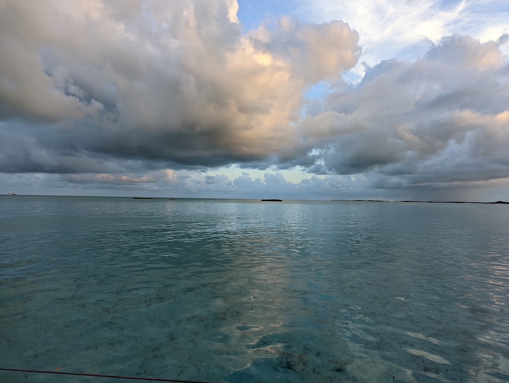 storm coming shroud cay, the exumas